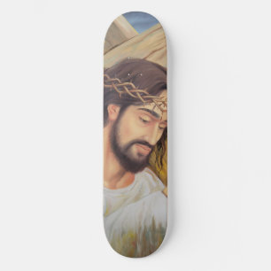 Christian Faith Jesus Kristus Mini Skateboard Bräda 18,5 Cm