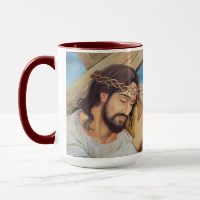 Christian Faith Jesus Kristus Mugg (Vänster)