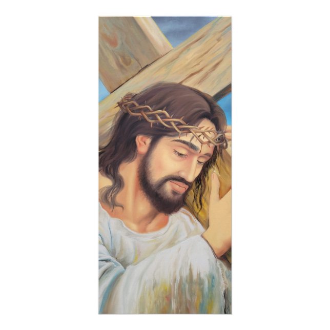 Christian Faith Jesus Kristus Reklamkort (Framsidan)