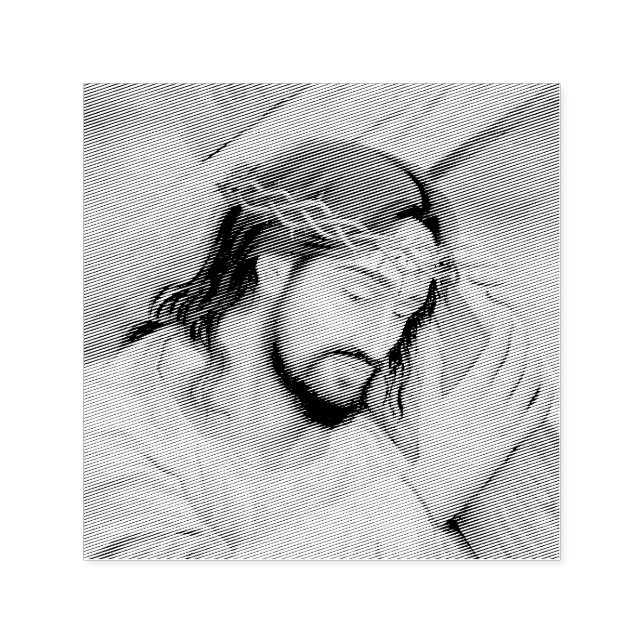 Christian Faith Jesus Kristus Självfärgande Stämpel (Design)