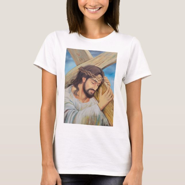 Christian Faith Jesus Kristus T Shirt (Framsida)