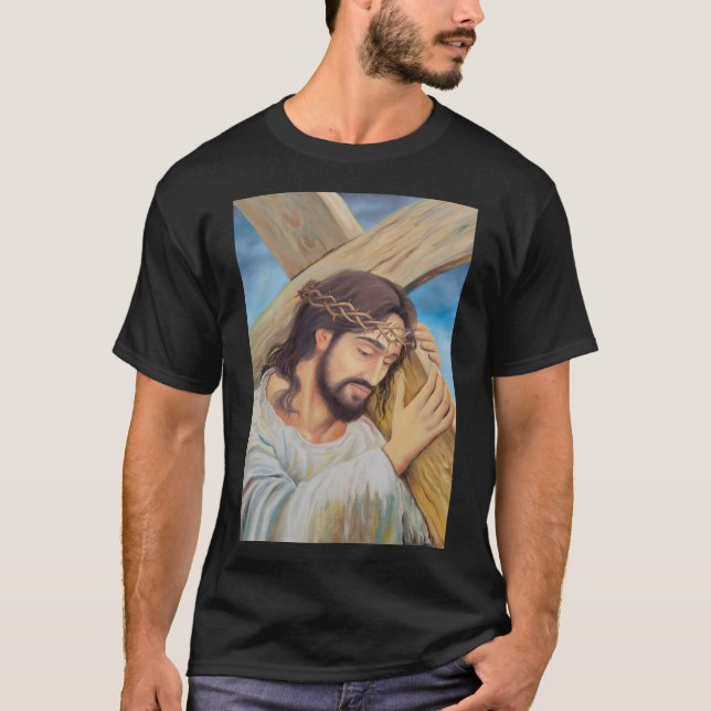 Christian Faith Jesus Kristus T Shirt (Framsida)