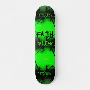 Christian Faith Jesus Mini Skateboard Bräda 18,5 Cm
