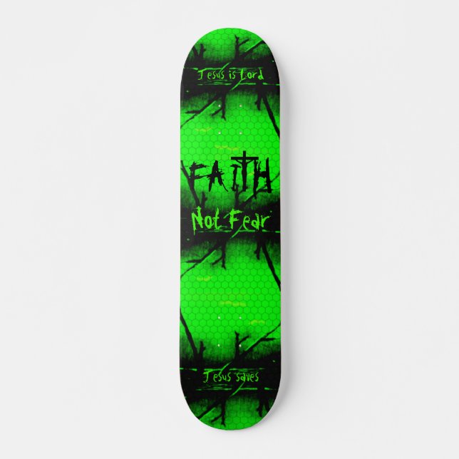Christian Faith Jesus Skateboard Deck (Framsida)