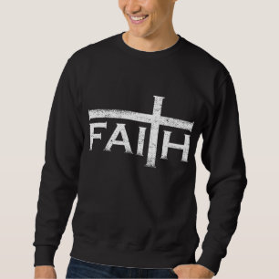 Christian Faith och Kor Jesus Believer Lång Ärmad Tröja
