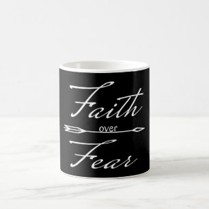 Christian Faith over Fear Kaffemugg