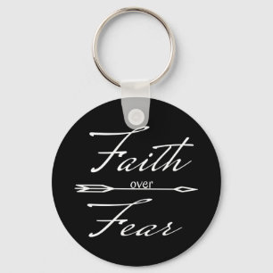 Christian Faith over Fear Nyckelring