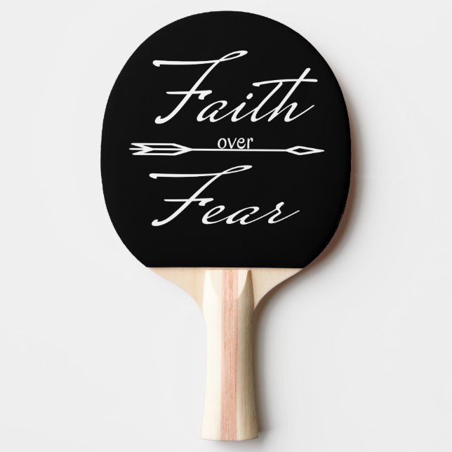 Christian Faith over Fear Pingisracket (Framsidan)