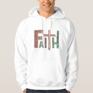Christian Faith Quote Hoodies för manar Hoodie