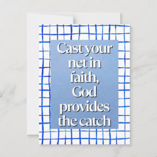 Christian Faith Quote Vykort