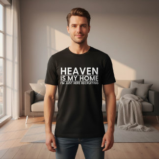 Christian Faith Religious Quote Black Men's T Shirt