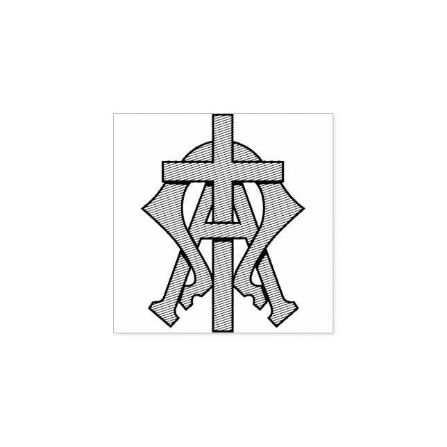 Christian Faith Symbol Stämpel (Tryck)