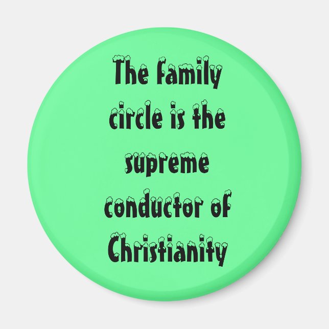 Christian Family Magnet (Framsidan)