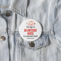Christian FANTASTISK NURSE SERVANT HEART Anpassade
