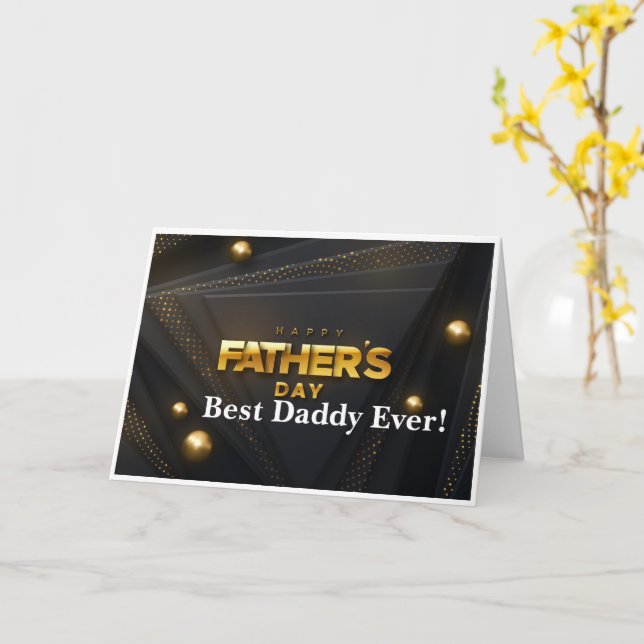 Christian Far's Day Card - ett arv av tro Kort (Gul blomma)