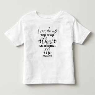 Christian Filippinerna 4:13 Bibelverse T Shirt
