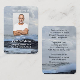 Christian Firande Life KeepsakStorm Ocean Visitkort