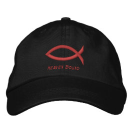 Christian Fish Embroized Baseball Cap Broderad Keps