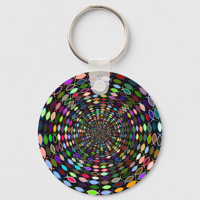 Christian Fish Keychain Nyckelring (Framsida)