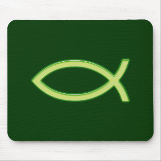 Christian Fish Ljust grönt Musmatta
