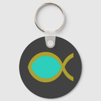 Christian Fish Symbol Nyckelring