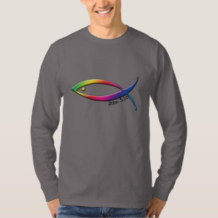 Christian Fish Symbol T Shirt