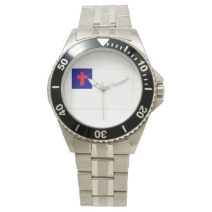 Christian Flagga Customize med namn eller initiale Armbandsur