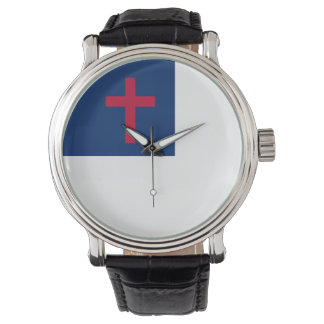 Christian flagga eWatch Watch Watch Armbandsur