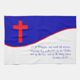 Christian Flagga Inspired Kökshandduk