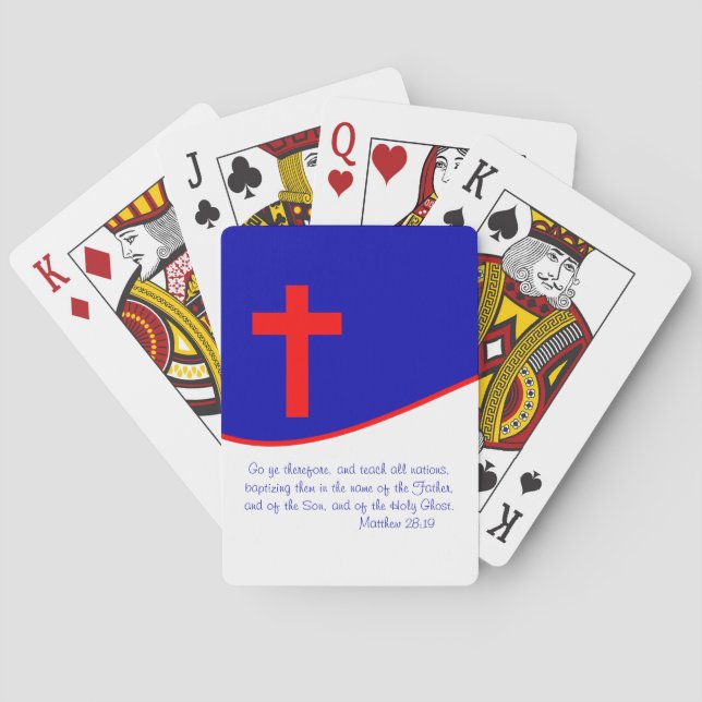 Christian Flagga Inspired Kortlek (Baksidan)