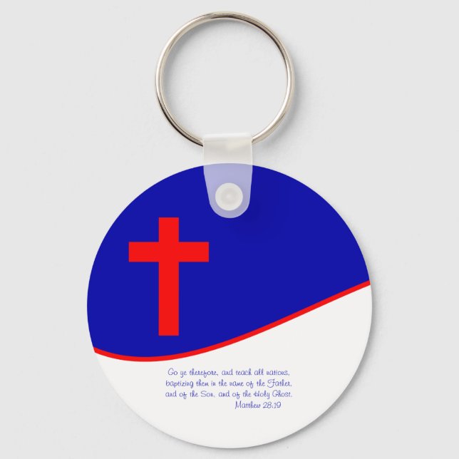 Christian Flagga Inspired Nyckelring (Framsida)