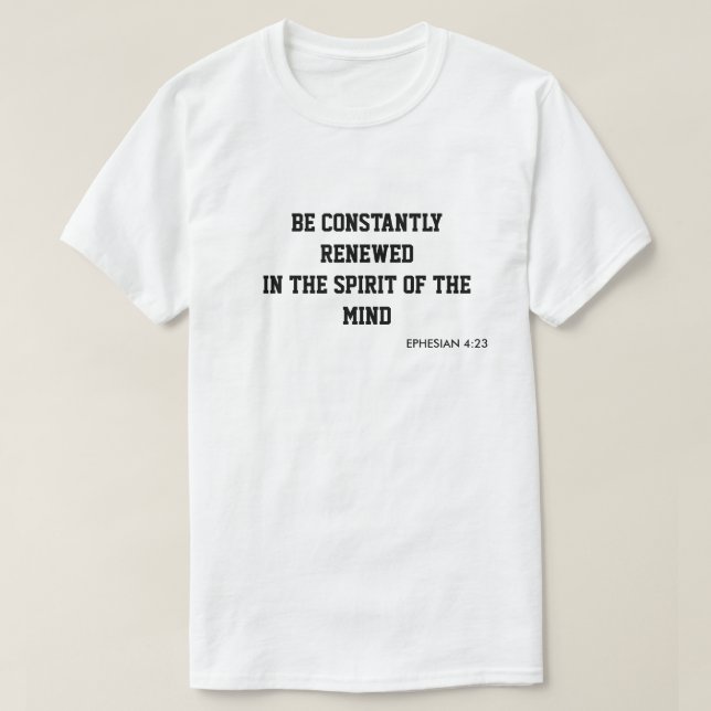 CHRISTIAN, FÖRNYA DIN TÄNDA T SHIRT (Design framsida)