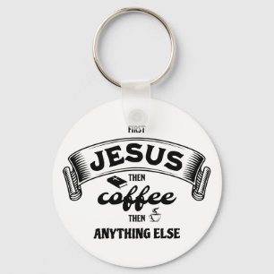 Christian FÖRST JESUS SEDAN COFFEE Nyckelring