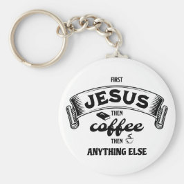 Christian FÖRST JESUS SEDAN COFFEE Nyckelring