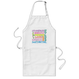 Christian Fruit of the Spirit Apron Långt Förkläde