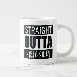 Christian Funny Bible Study Quote Jumbo Mugg