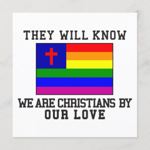Christian Gay Flagga Inbjudningar