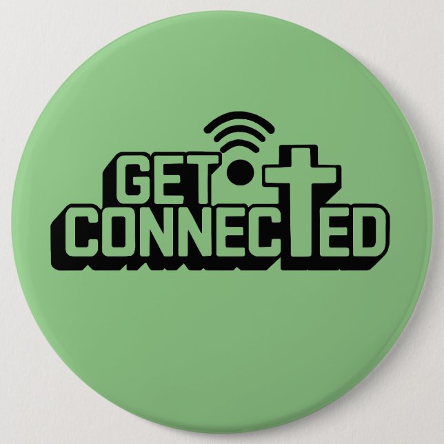 Christian Get Connected Knapp (Framsida)