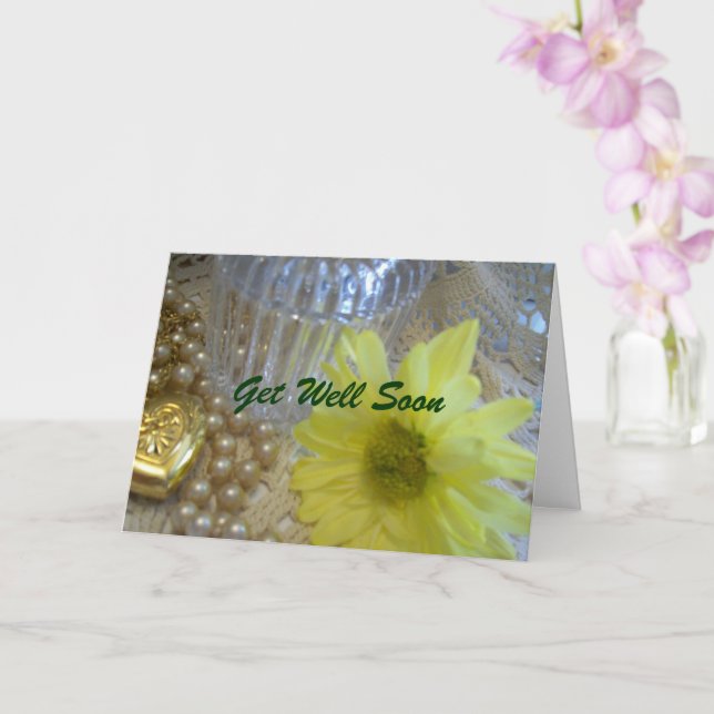 Christian Get well Collage Card Kort (Orkide)