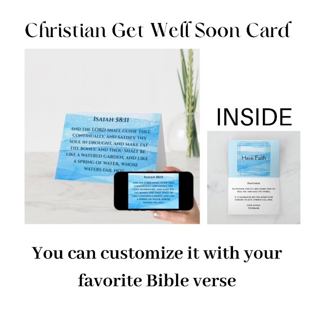 Christian Get well snart Kort (Skapare uppladdad)