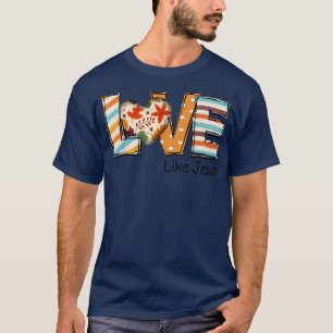 Christian Gift Cheetah Leopard Kärlek som Jesus Th T Shirt