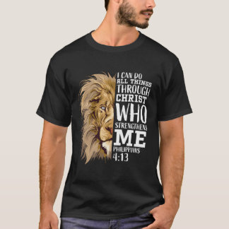 Christian Gift Manar Lejona filippianer 4 13 Relig T Shirt