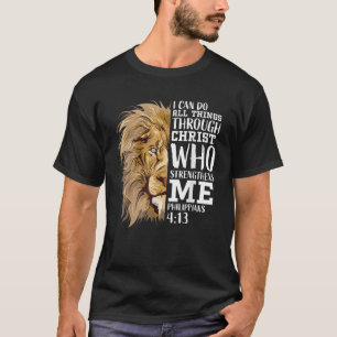 Christian Gift Manar Lejona filippianer 4 13 Relig T Shirt