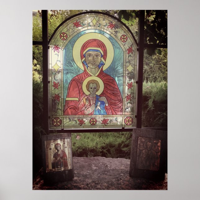 Christian Gift, ortodox Art Photo Poster (Framsidan)
