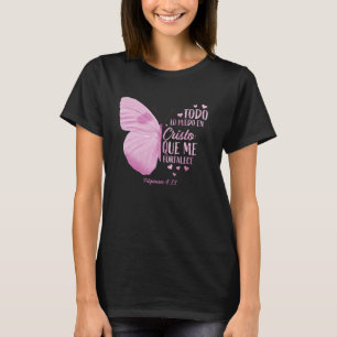 Christian Gift Women Spain Religiösa Verse Sayin T Shirt