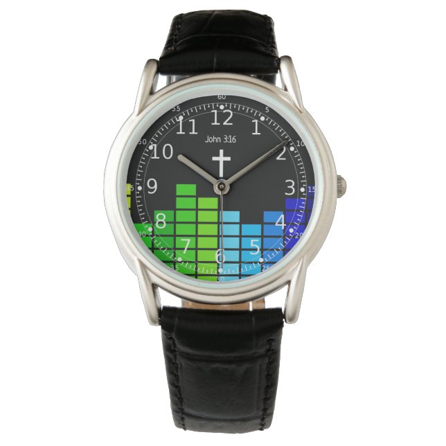 Christian Gifts for Tonåring Boys- Bible Scripture Armbandsur (Framsida)