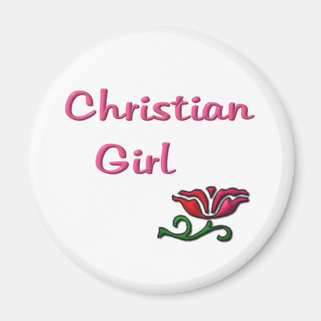 Christian Girl-gåvor Magnet (Framsidan)