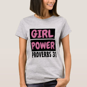 CHRISTIAN GIRL POWER Girls Dam T-Shirts Tees