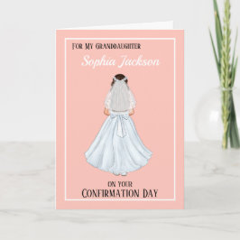 Christian Girls Granddotter ConfirmCard Helgkort