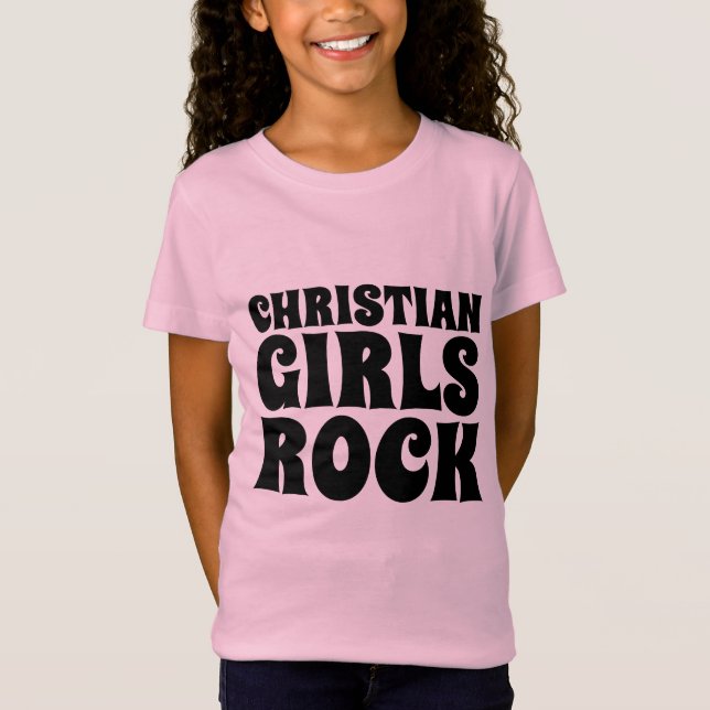 CHRISTIAN GIRLS STEN T-shirts Tees (Framsida)